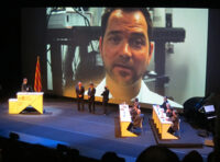 Samuel Sánchez recibe el Premi Nacional de Recerca al Talent Jove